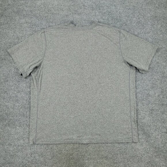 Nike Dri-Fit Shirt Men's 2XL Gray Activewear Graphic Tee Crew Neck Short Sleeve - Picture 8 of 13